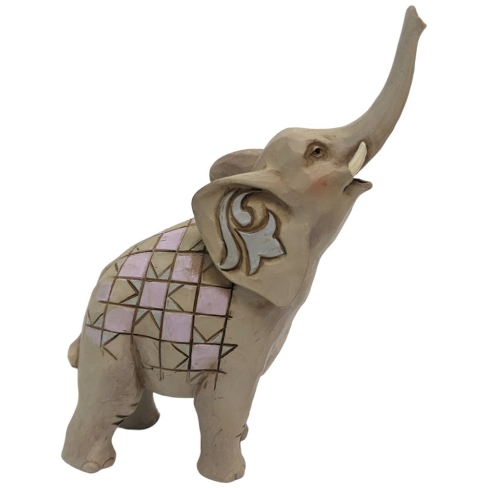 Jim Shore Elephant Raised Trunk Figurine Heartwood Creek Mini Luck 4055059